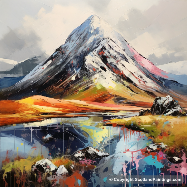 Painting - Stob Dubh - Scottish Munros