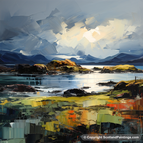 Painting - Easdale Sound - Scottish Coves