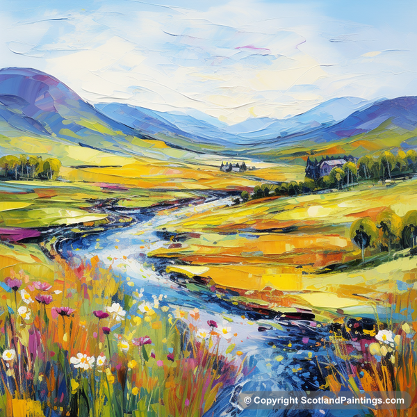 Painting - Glen Feshie - Scotland in Summer