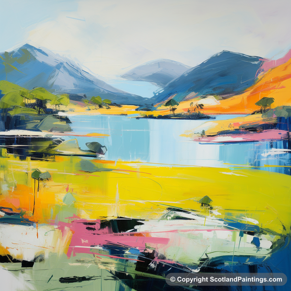 Painting - Loch Morar - Scotland in Summer