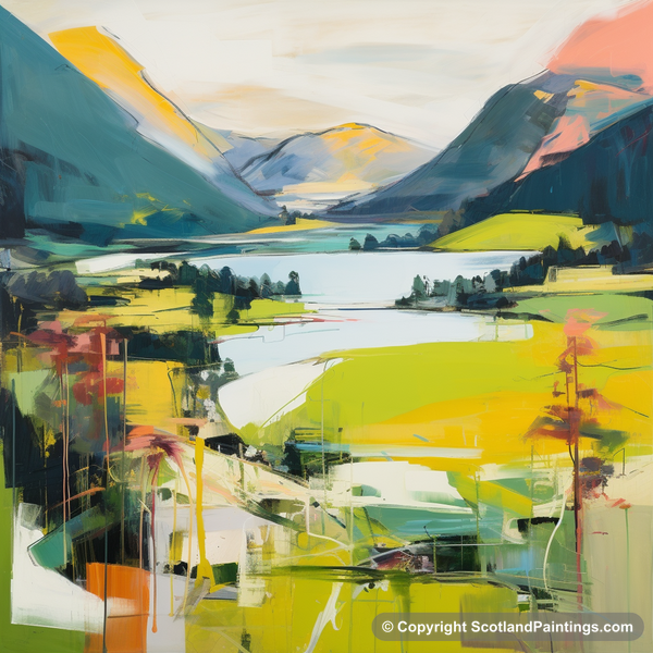 Painting - Glenfinnan - Scotland in Summer