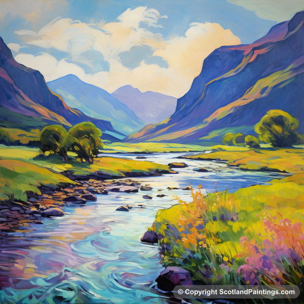 Painting - Glencoe - Scotland in Summer