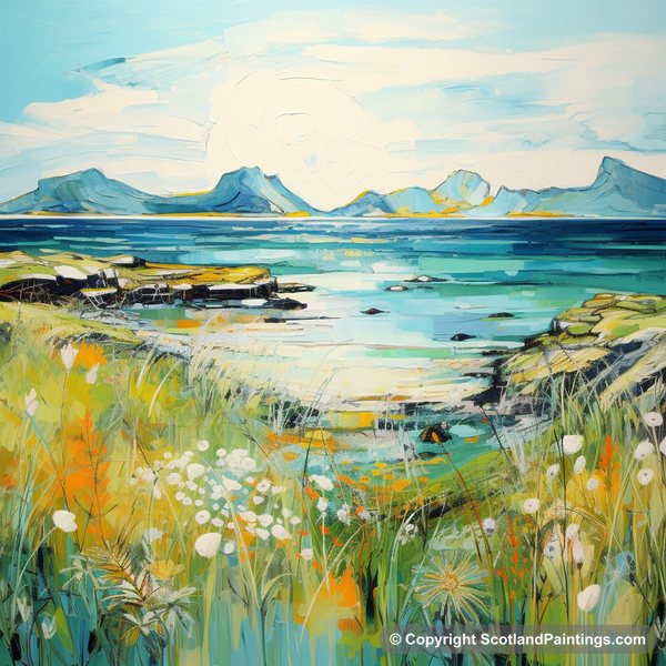 Painting - Isle of Eigg - Scotland in Summer