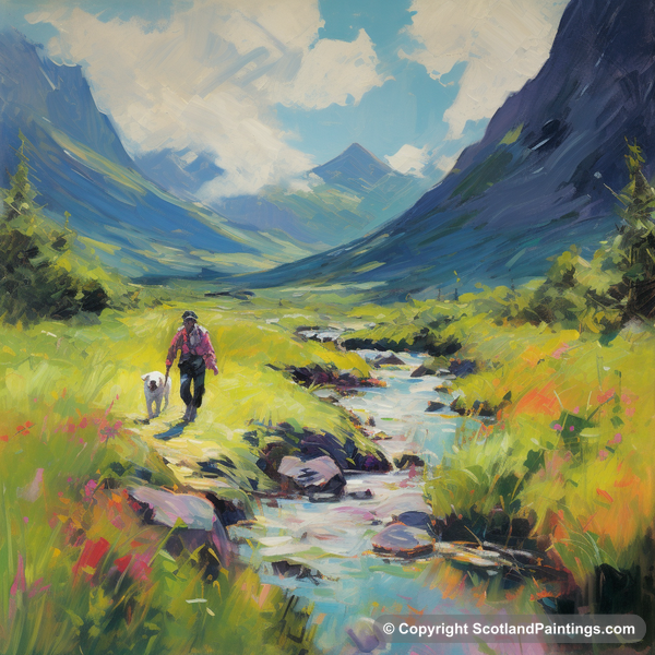 Painting - Glencoe - Scotland in Summer