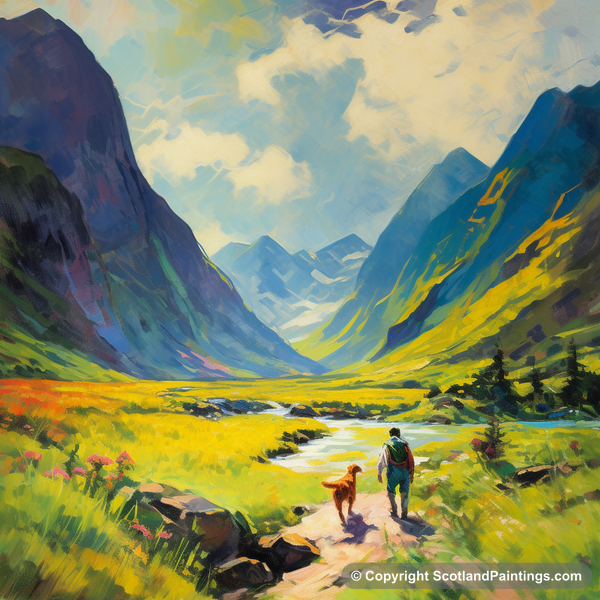 Painting - Glencoe - Scotland in Summer