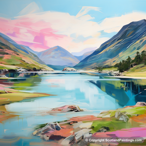 Painting - Loch Shiel - Scotland in Summer