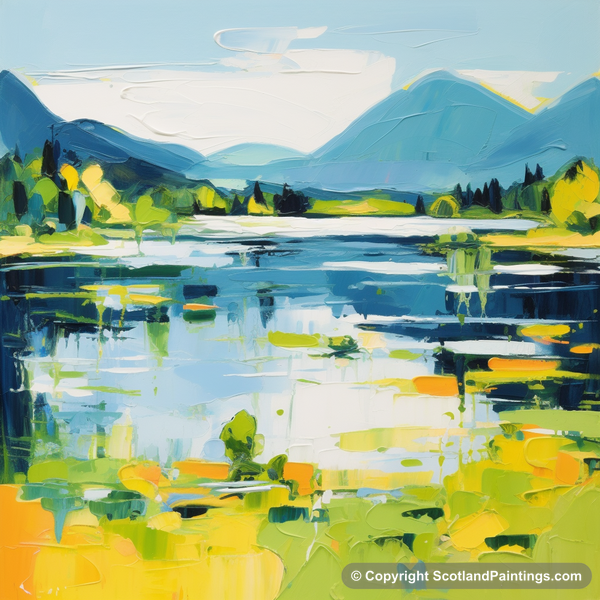 Painting - Loch Achray - Scotland in Summer