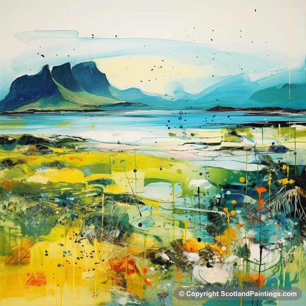 Painting - Isle of Eigg - Scotland in Summer