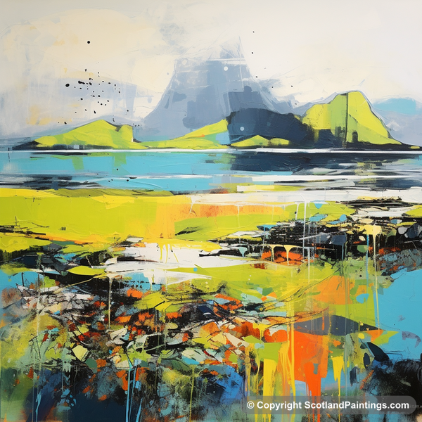 Painting - Isle of Eigg - Scotland in Summer