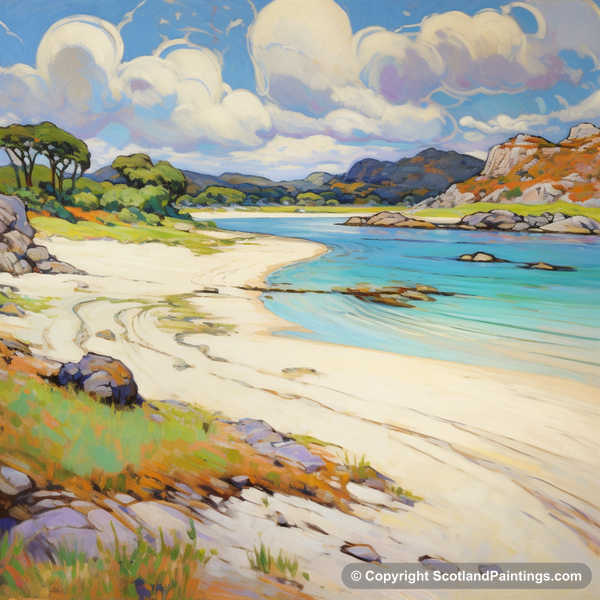 Painting - Silver Sands of Morar - Scotland in Summer