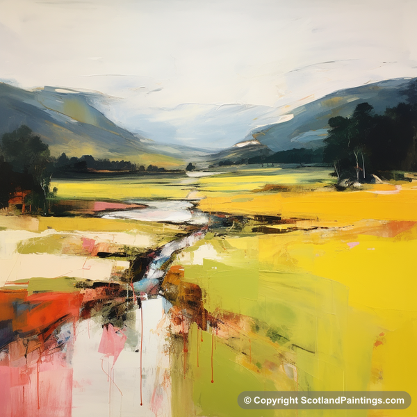 Painting - Glen Tilt - Scotland in Summer