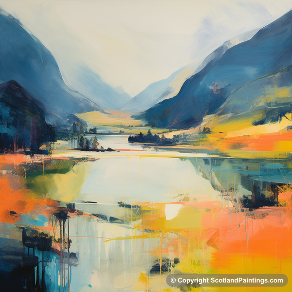 Painting - Glenfinnan - Scotland in Summer