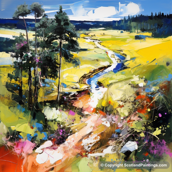 Painting - Glen Tanar - Scotland in Summer