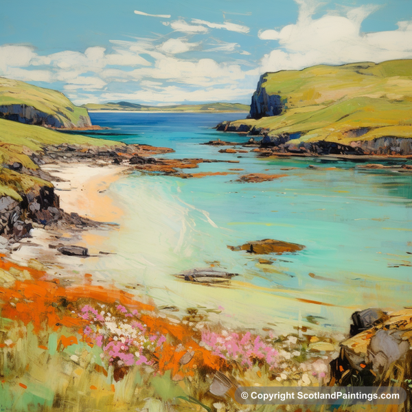 Painting - Calgary Bay - Scotland in Summer