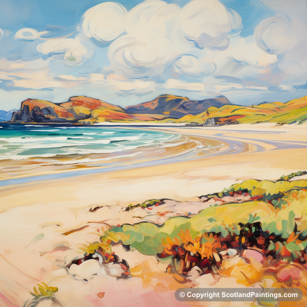 Painting - Sandwood Bay - Scotland in Summer