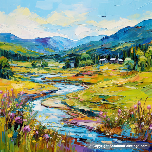 Painting - Glen Garry - Scotland in Summer