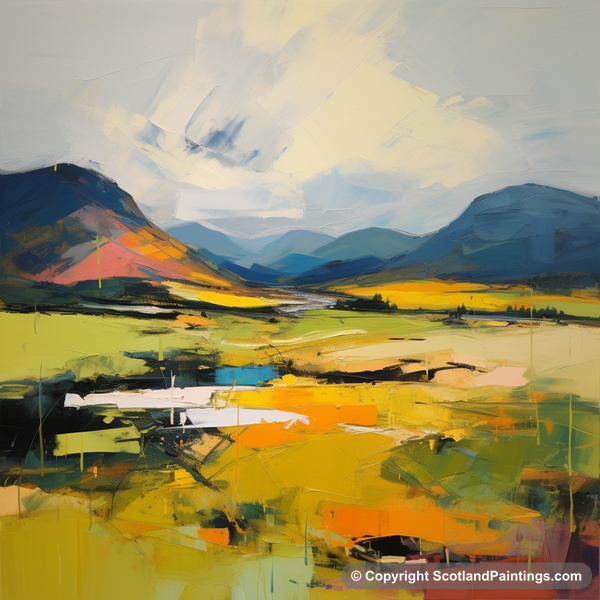 Painting - Glen Garry - Scotland in Summer