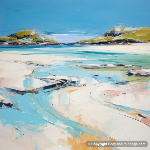 Painting - Silver Sands of Morar - Scotland in Summer