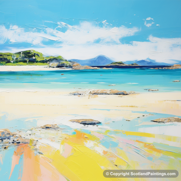 Painting - Silver Sands of Morar - Scotland in Summer