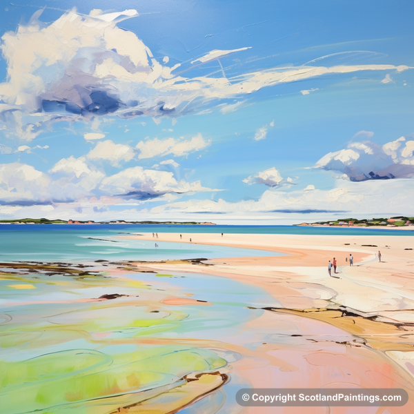 Painting - Longniddry Beach - Scotland in Summer