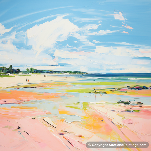 Painting - Longniddry Beach - Scotland in Summer