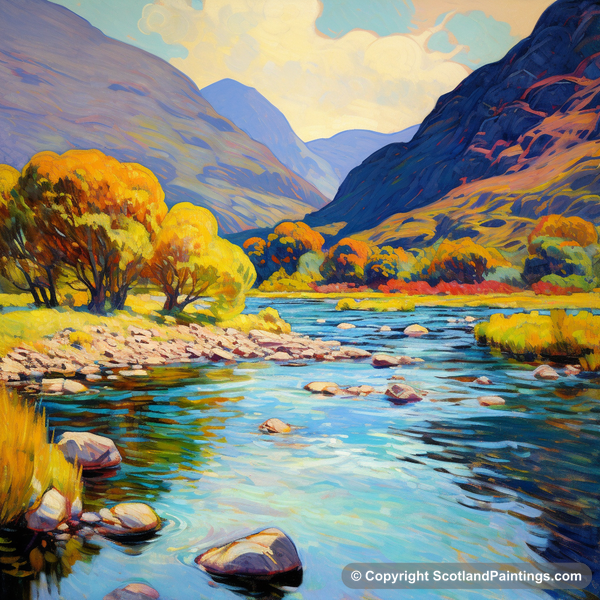 Painting - River Coe - Scotland in Summer