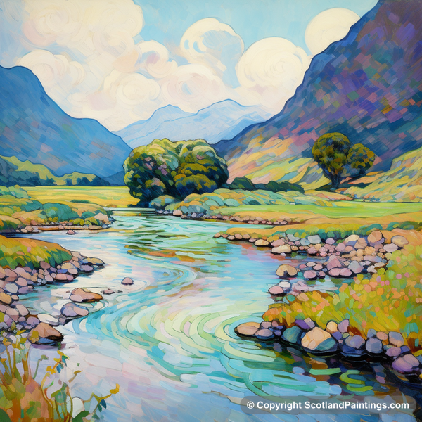 Painting - River Coe - Scotland in Summer