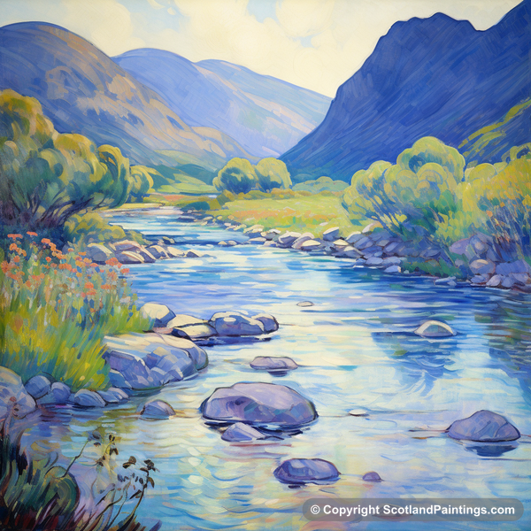 Painting - River Coe - Scotland in Summer