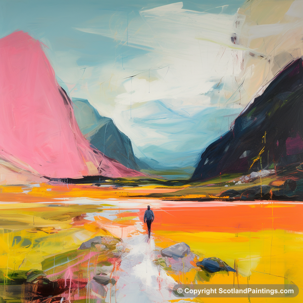 Painting - Glencoe - Scotland in Summer