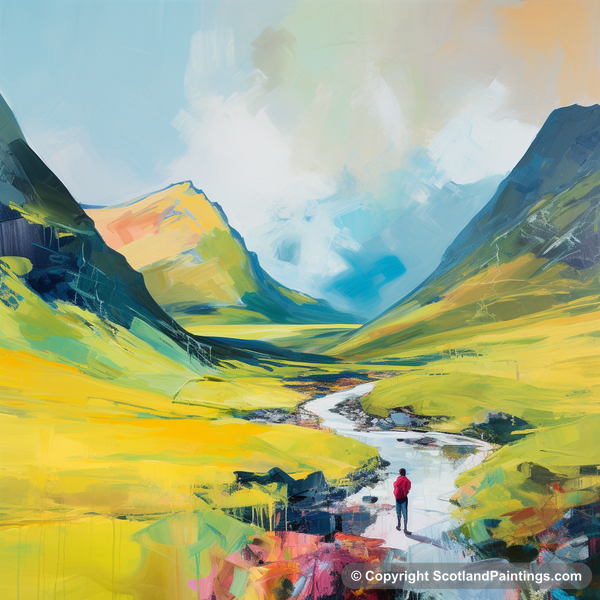 Painting - Glencoe - Scotland in Summer