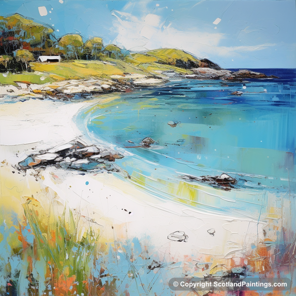 Painting - Calgary Bay - Scotland in Summer