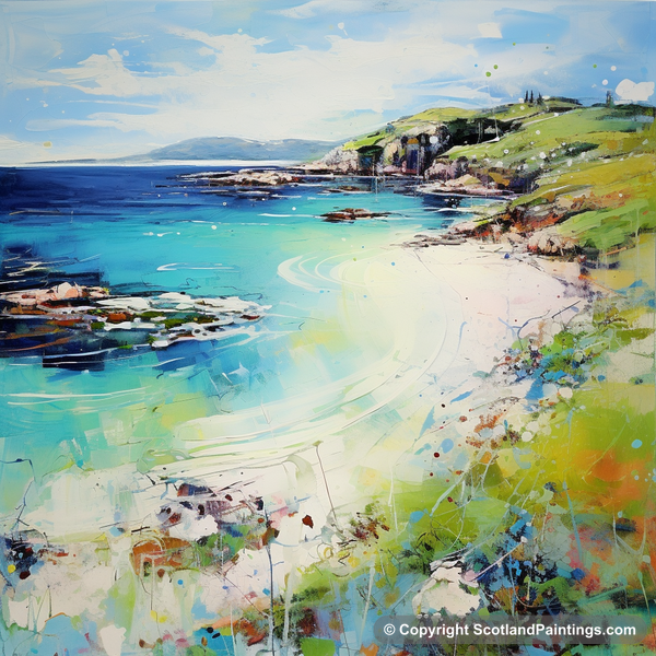 Painting - Calgary Bay - Scotland in Summer