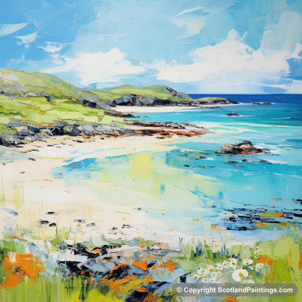 Painting - Calgary Bay - Scotland in Summer