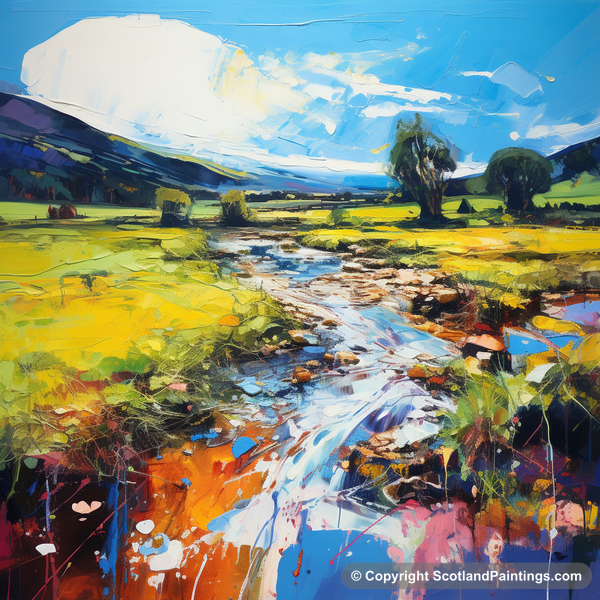 Painting - Glen Esk - Scotland in Summer