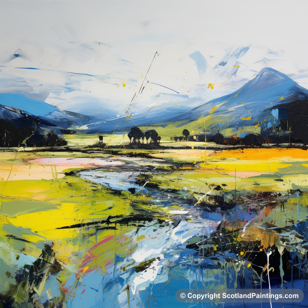 Painting - Glen Esk - Scotland in Summer