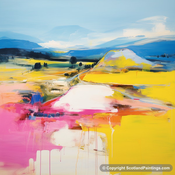 Painting - Glenlivet - Scotland in Summer