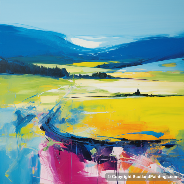 Painting - Glenlivet - Scotland in Summer