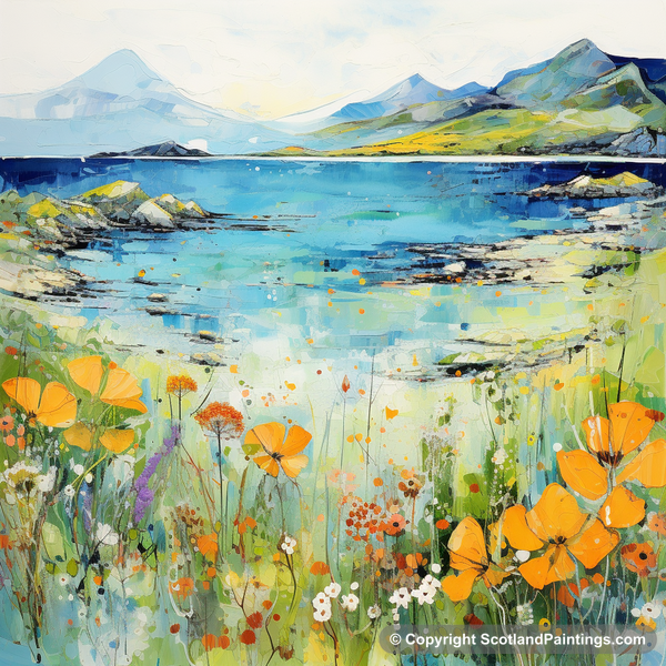 Painting - Isle of Raasay - Scotland in Summer