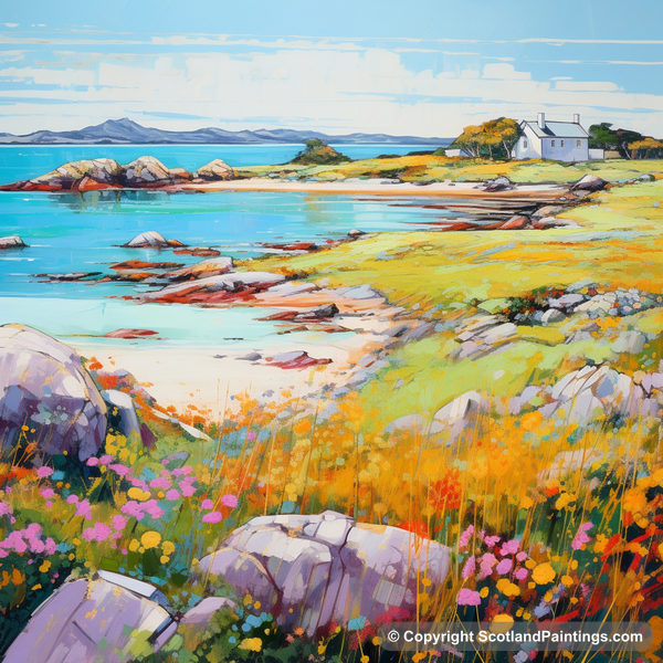 Painting - Isle of Iona - Scotland in Summer