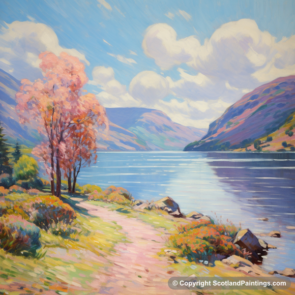 Painting - Loch Earn - Scotland in Summer