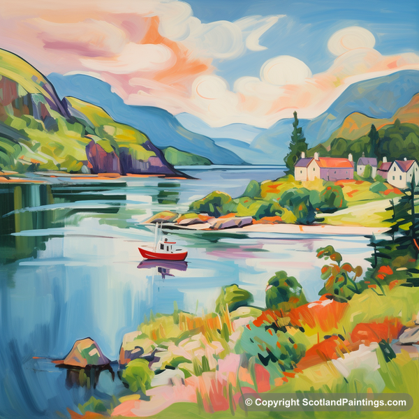 Painting - Loch Morar - Scotland in Summer