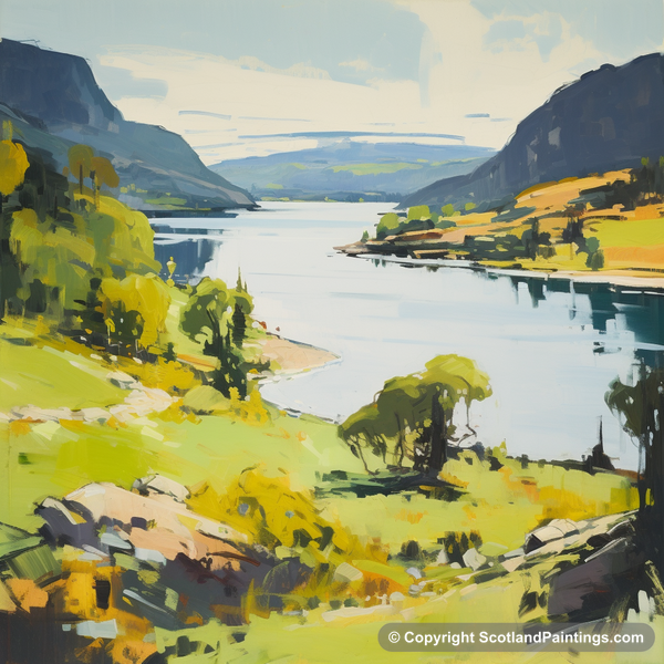 Painting - Loch Ness - Scotland in Summer