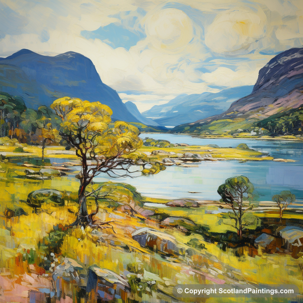 Painting - Loch Maree - Scotland in Summer