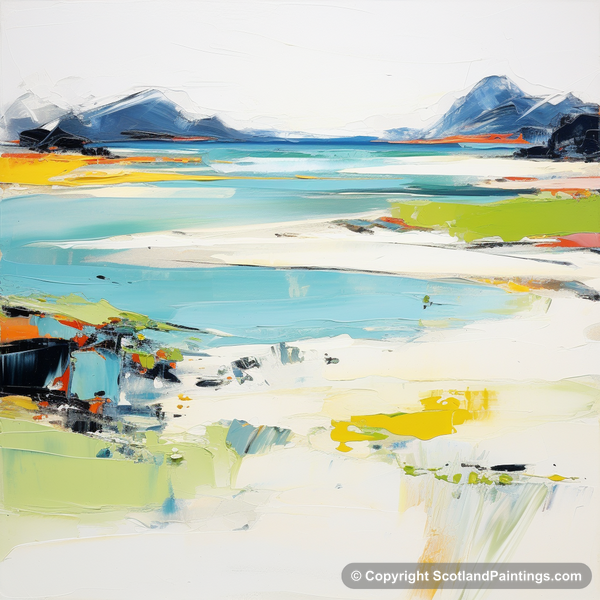 Painting - Silver Sands of Morar - Scotland in Summer