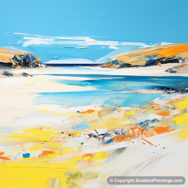 Painting - Achmelvich Beach - Scotland in Summer