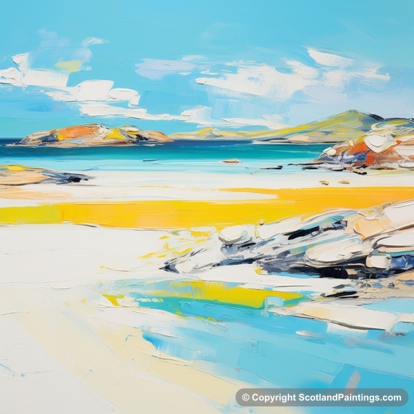 Painting - Achmelvich Beach - Scotland in Summer