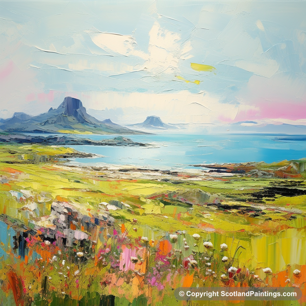 Painting - Isle of Eigg - Scotland in Summer