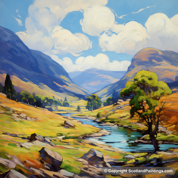 Painting - Glen Roy - Scotland in Summer