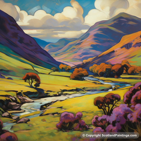 Painting - Glen Roy - Scotland in Summer