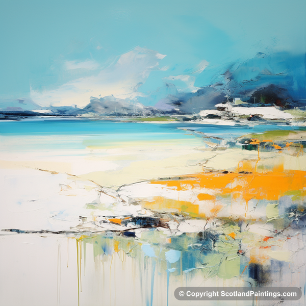 Painting - Silver Sands of Morar - Scotland in Summer